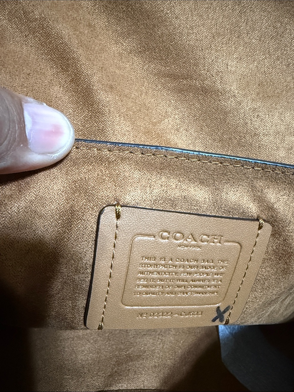 Coach Pink Leather Flap Signature Canvas Shoulder Bag with Brown Trim - Picture 5 of 6